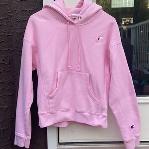 Light Pink Reverse Weave Champion Hoodie